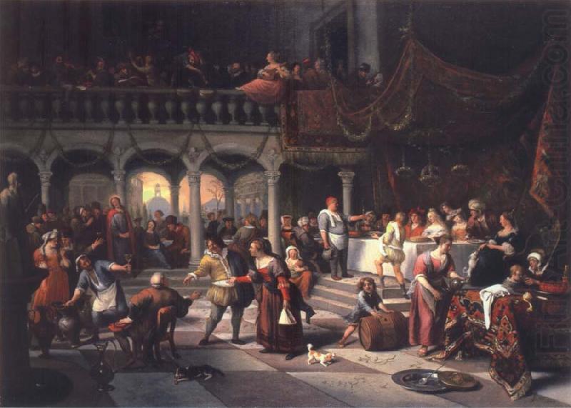Jan Steen The Wedding at Cana china oil painting image
